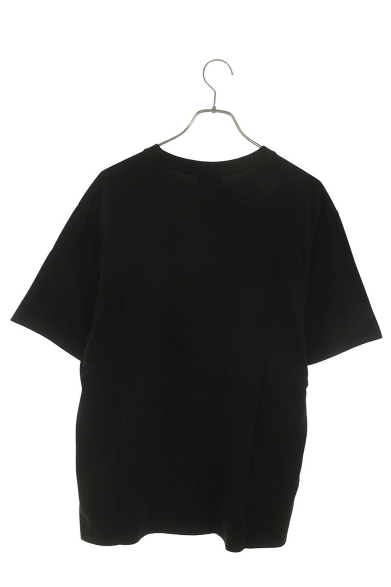 KENZO Black Flower Logo Patch Cotton T-Shirt Size M