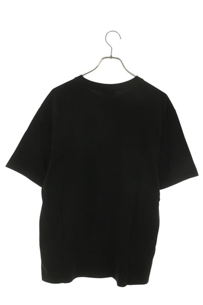KENZO Black Flower Logo Patch Cotton T-Shirt Size M