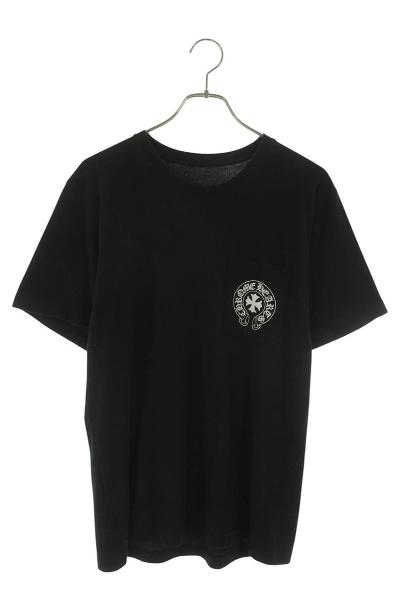 Chrome Hearts CH T-SHRT 1 Back Text Print Tee Black Size M
