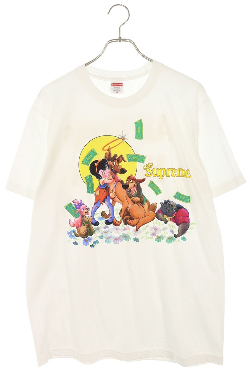 SUPREME All Dogs Go To Heaven Character Print Tee Size M