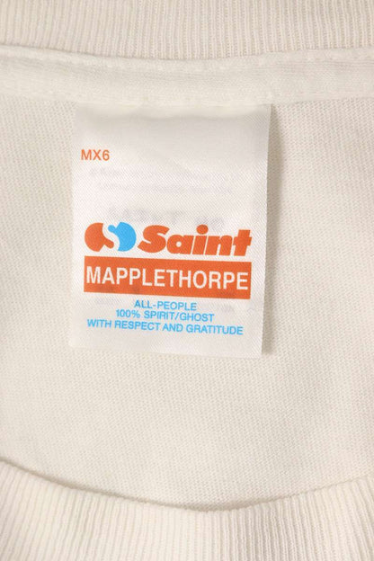 SAINT MICHAEL 25SS x Mapplethorpe Photo T-Shirt White Size M
