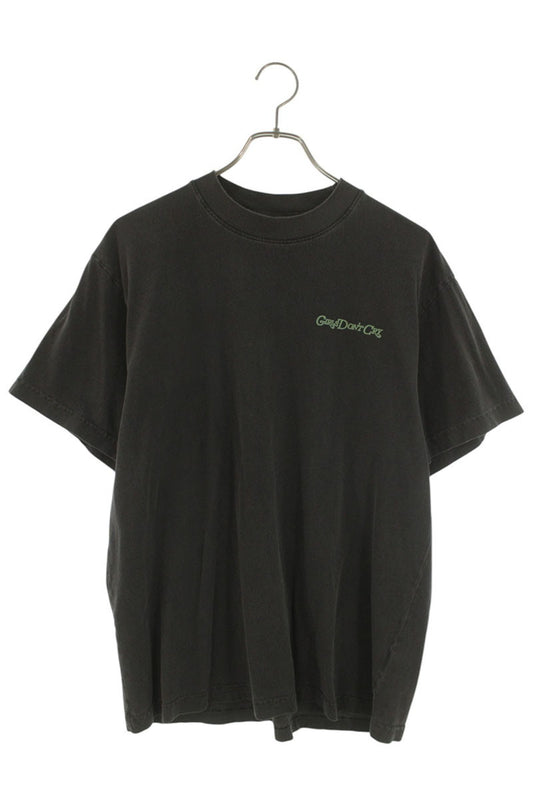 Girls Dont Cry Gray Cotton Logo Print T-Shirt Size M