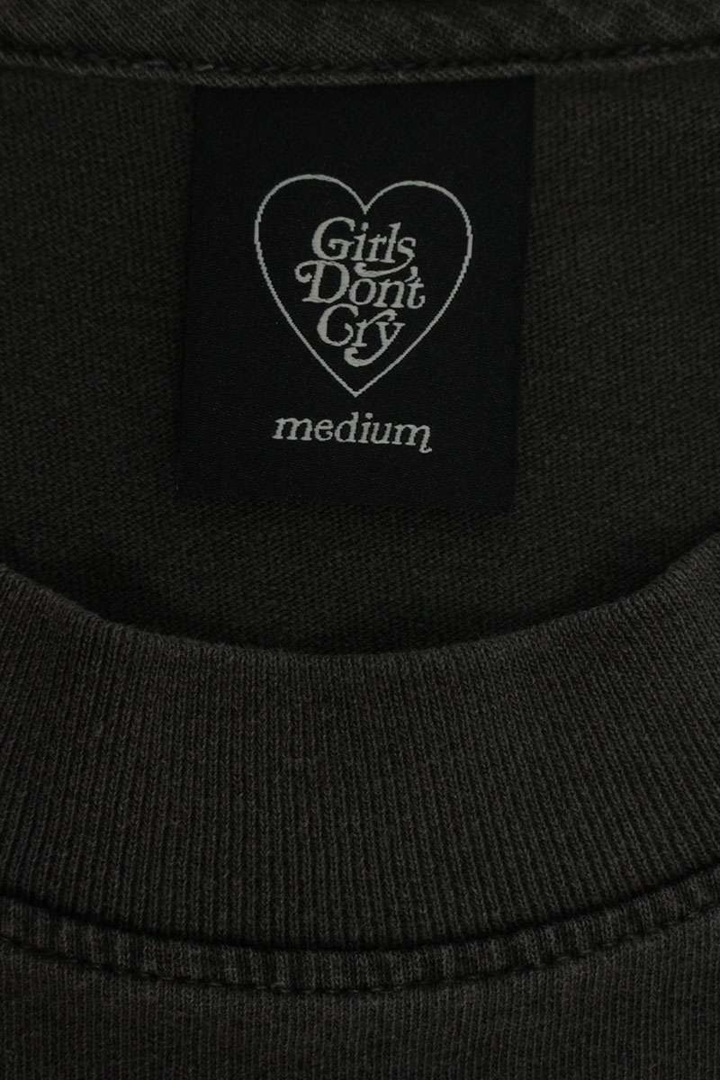Girls Dont Cry Gray Cotton Logo Print T-Shirt Size M