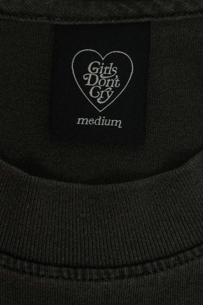 Girls Dont Cry Gray Cotton Logo Print T-Shirt Size M