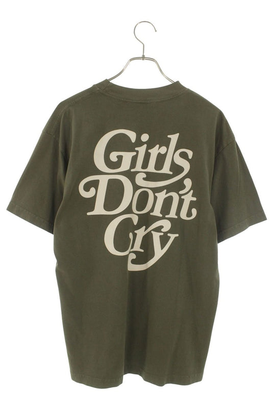 Girls Dont Cry Green Cotton Logo Print T-Shirt Size M