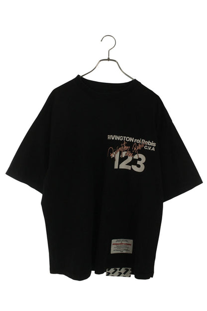 RIVINGTON roi Rebis C.V.A NYC Print Tee Black Cotton Size S