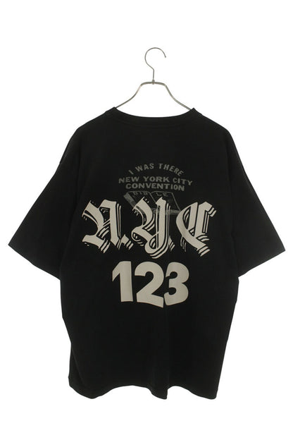 RIVINGTON roi Rebis C.V.A NYC Print Tee Black Cotton Size S