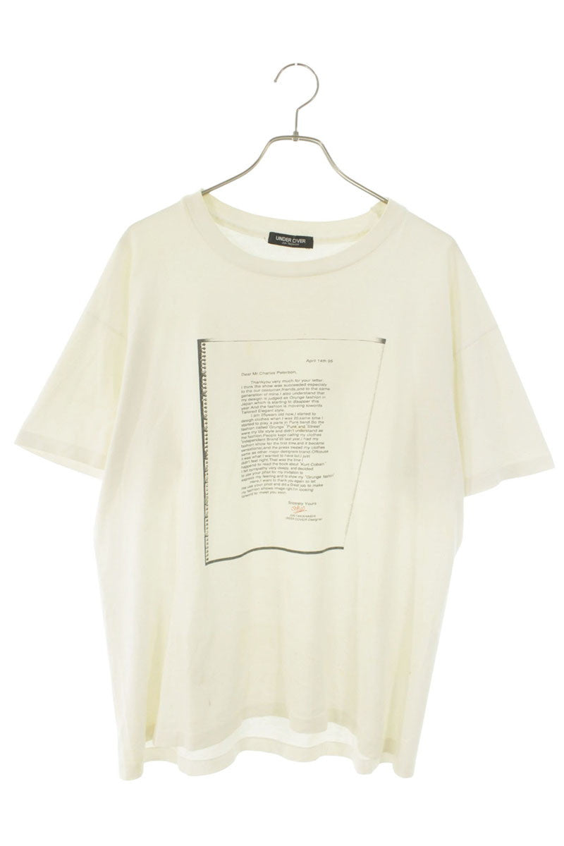 UNDERCOVER 95AW Letter to Charles Peterson T-Shirt Size L