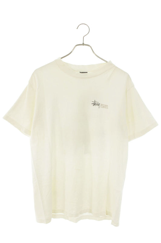 STUSSY 80s-90s Old Black Tag Dinosaur Back Print Tee Size M