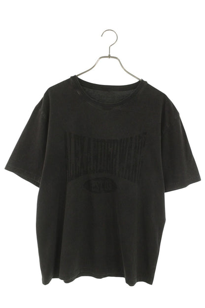 ALEXANDER WANG Shadow Logo Print T-Shirt Black Cotton Size L