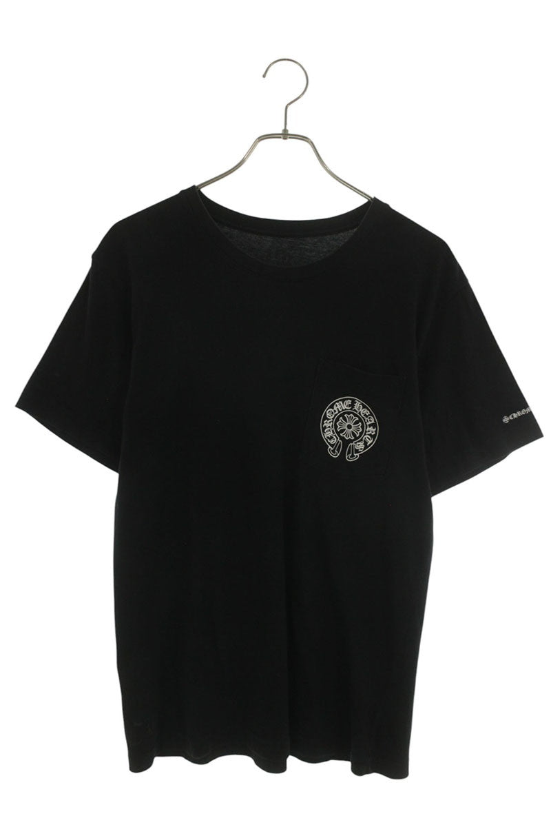 Chrome Hearts Back Horseshoe Print T-Shirt Black Size M