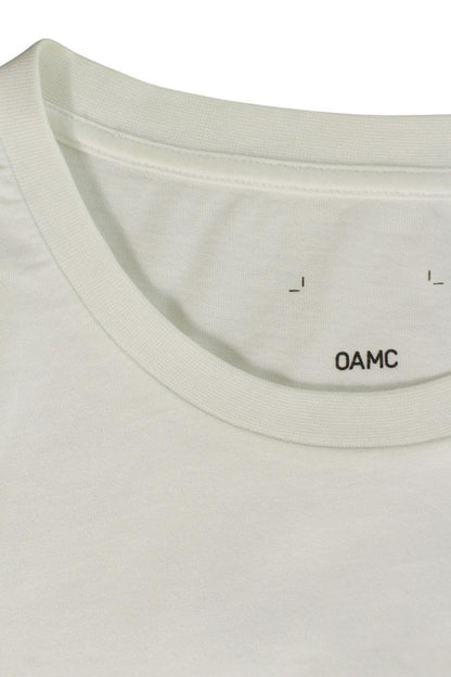 OAMC Graphic Print T-Shirt White Cotton Size L