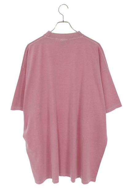 BALENCIAGA Paris Print T-Shirt Pink Size L