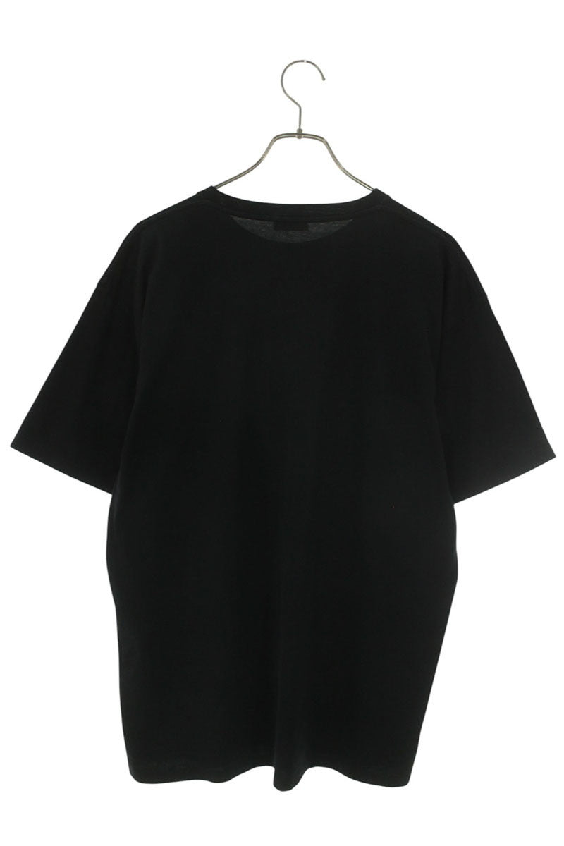 CELINE Studs Logo Loose Fit T-Shirt Black Cotton Size M