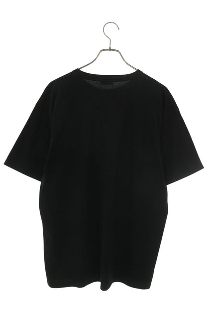CELINE Studs Logo Loose Fit T-Shirt Black Cotton Size M
