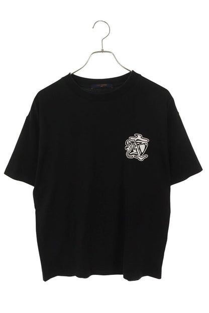 LOUISVUITTON LV Smoke Print T-Shirt Black Size S