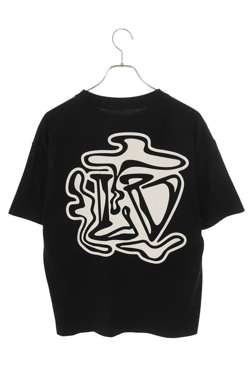 LOUISVUITTON LV Smoke Print T-Shirt Black Size S