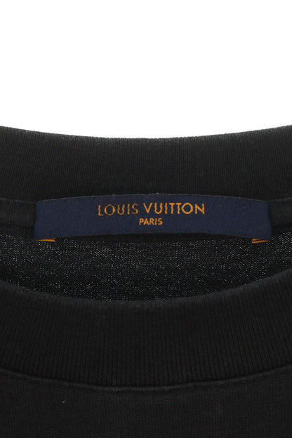 LOUISVUITTON LV Smoke Print T-Shirt Black Size S