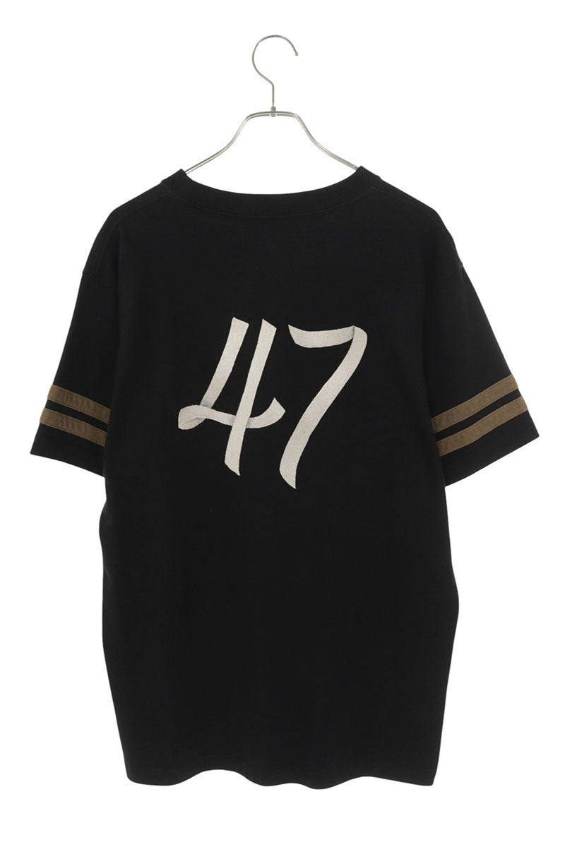 DIOR Logo Embroidery Compact Jersey T-Shirt Black Size S