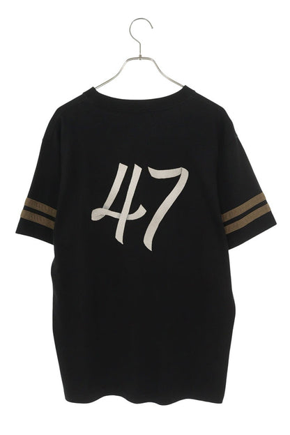 DIOR Logo Embroidery Compact Jersey T-Shirt Black Size S