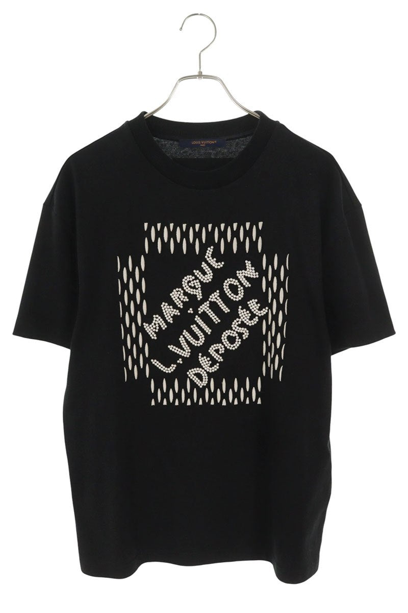 LOUISVUITTON 24SS Front Logo Pearl T-Shirt Multi Size S