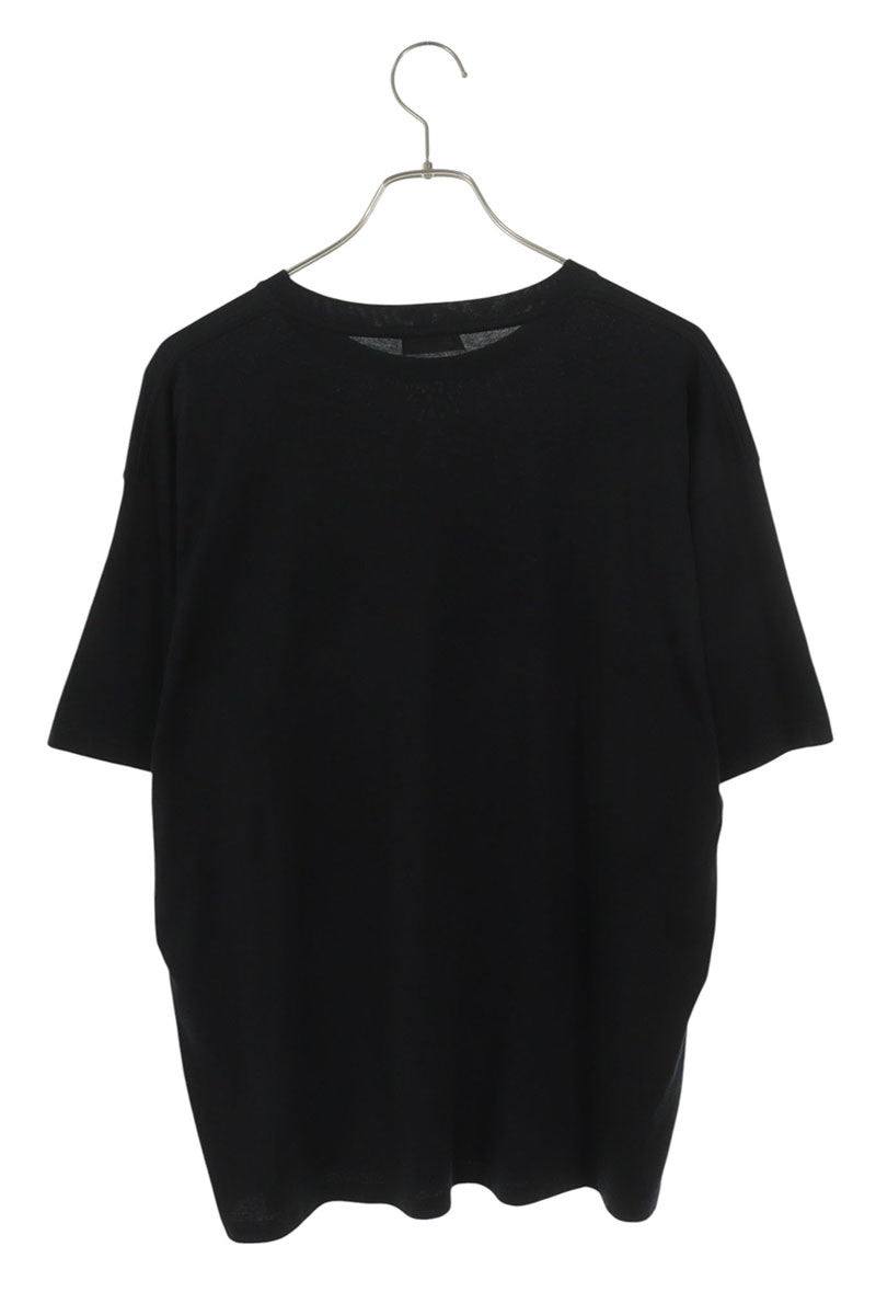 CELINE Loose Fit Logo Print T-Shirt Black Size M