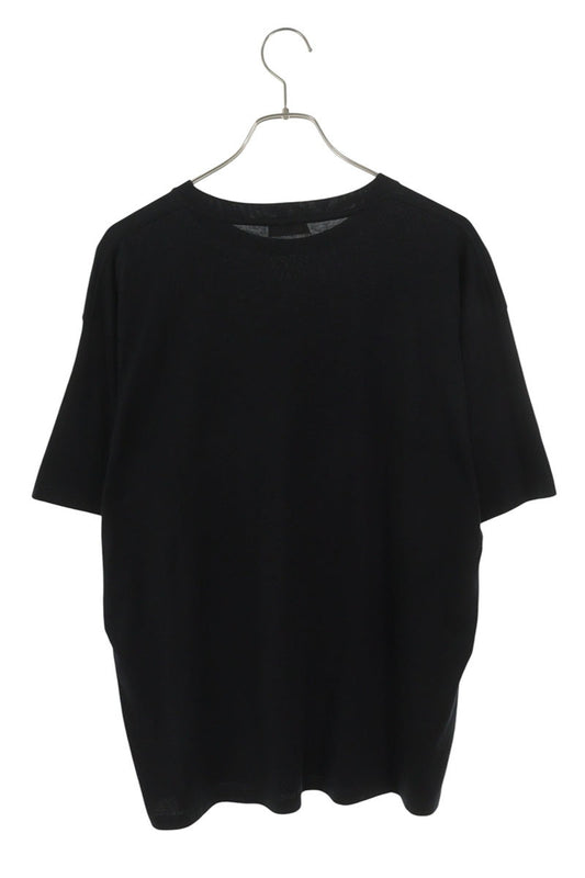 CELINE Loose Fit Logo Print T-Shirt Black Size M
