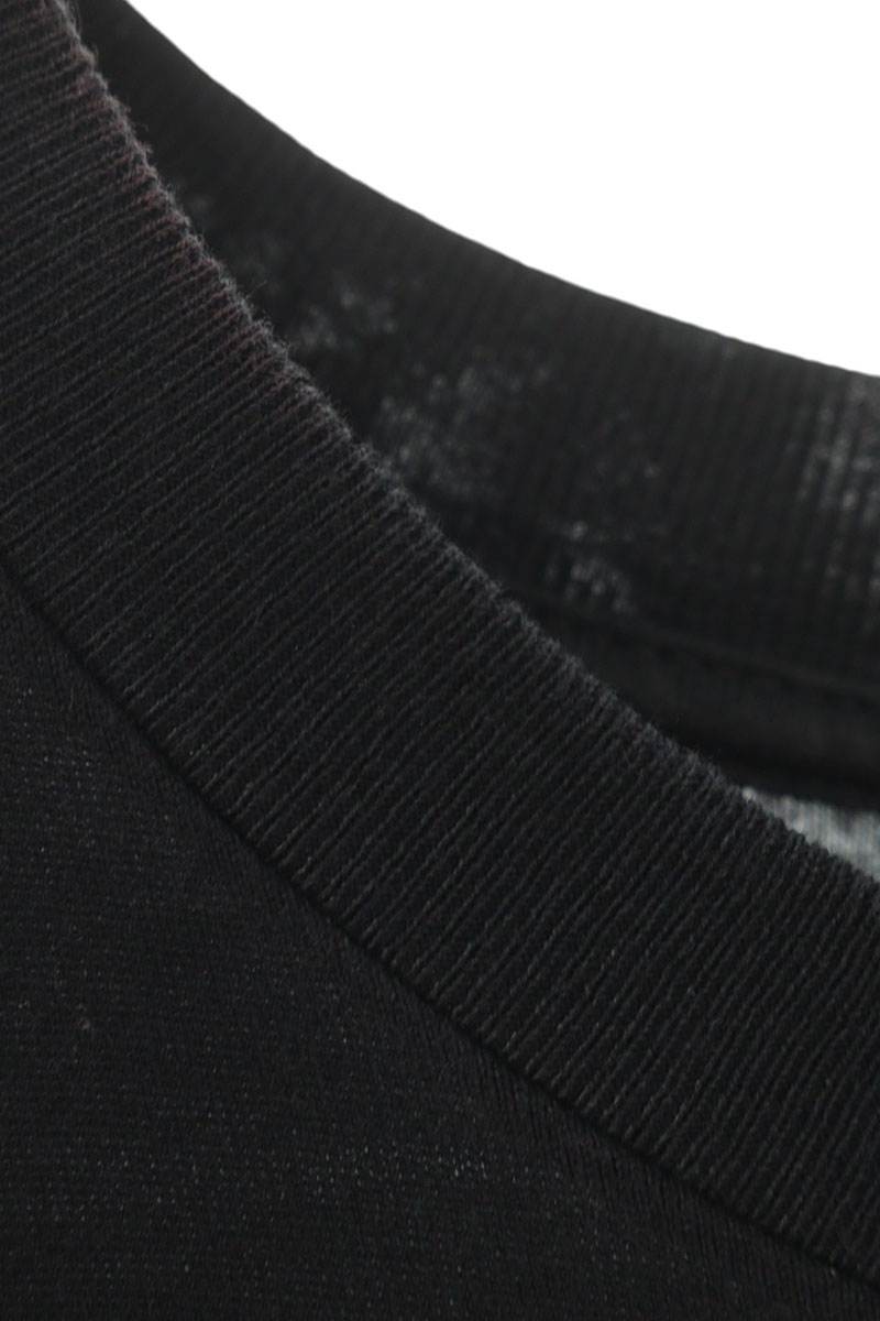 CELINE Loose Fit Logo Print T-Shirt Black Size M