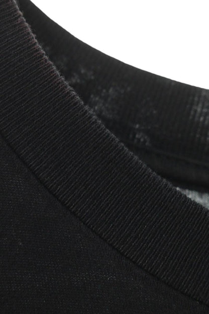 CELINE Loose Fit Logo Print T-Shirt Black Size M