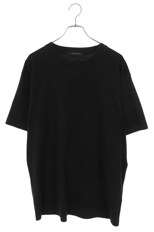 LOUISVUITTON LV Debossed Crewneck T-Shirt Black Size XXL