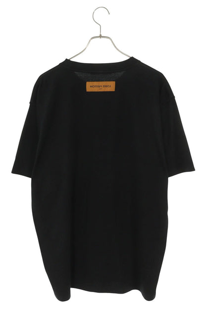 LOUISVUITTON LV Debossed Crewneck T-Shirt Black Size XXL