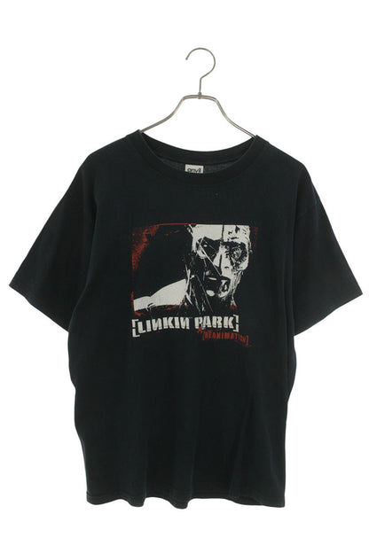 VINTAGE Linkin Park 2000s Print T-Shirt Black Size M