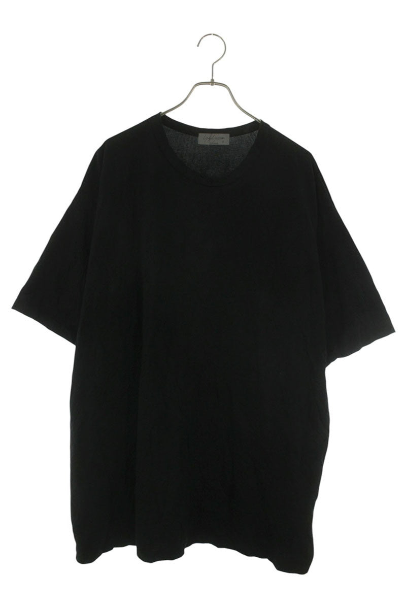 YOHJI YAMAMOTO POUR HOMME Black Crinkle Finish Tee Size L