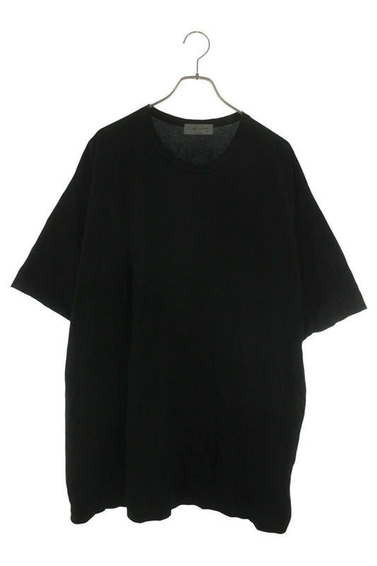 YOHJI YAMAMOTO POUR HOMME Black Crinkle Finish Tee Size L