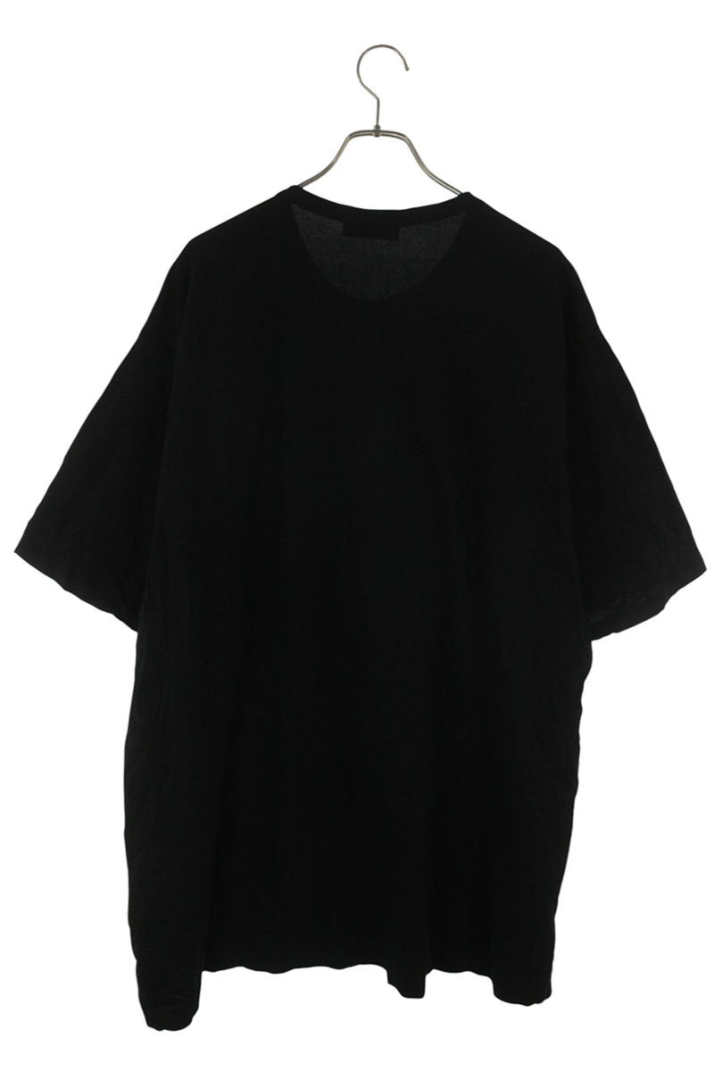 YOHJI YAMAMOTO POUR HOMME Black Crinkle Finish Tee Size L