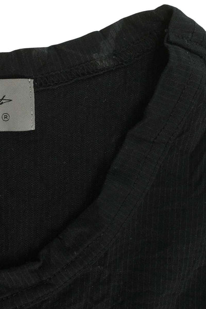 YOHJI YAMAMOTO POUR HOMME Black Crinkle Finish Tee Size L