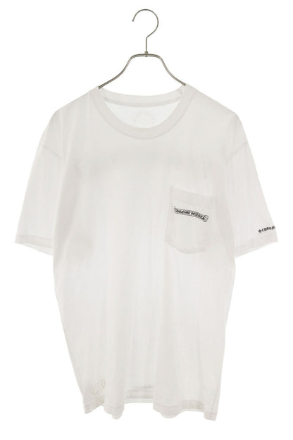 Chrome Hearts Scroll Label Print Cotton T-shirt White Size L