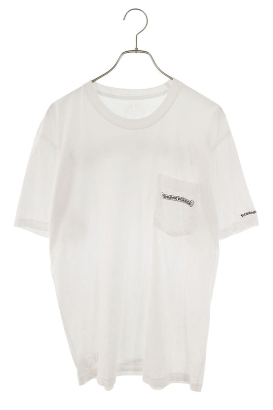 Chrome Hearts Scroll Label Print Cotton T-shirt White Size L