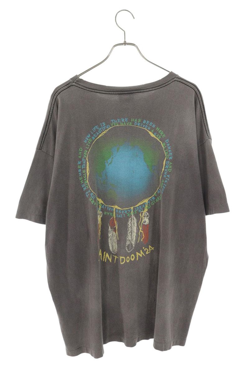 SAINT MICHAEL HOLY GHOST Vintage Print Tee Black Size XXL