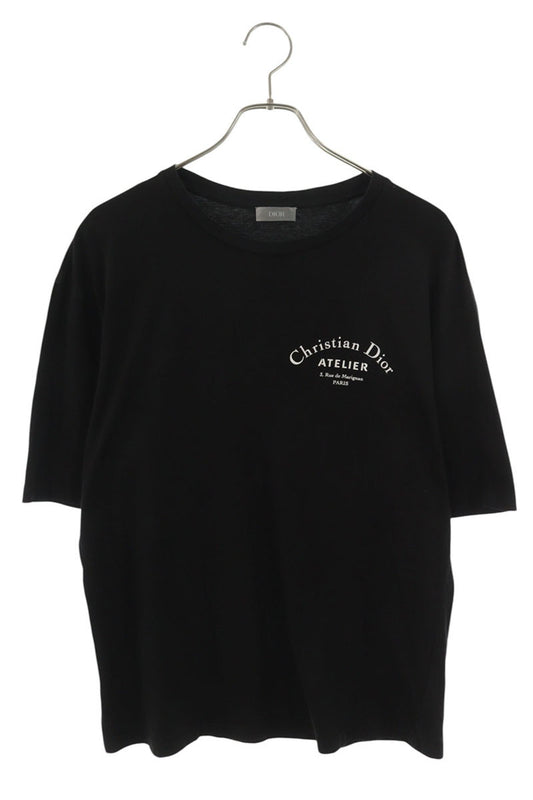 DIOR Atelier Logo Print T-Shirt Black Size M