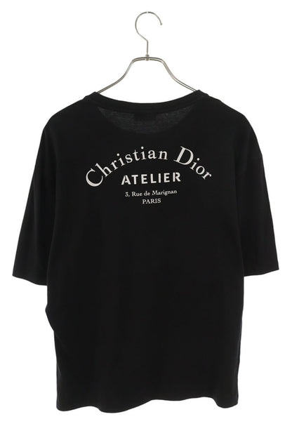 DIOR Atelier Logo Print T-Shirt Black Size M
