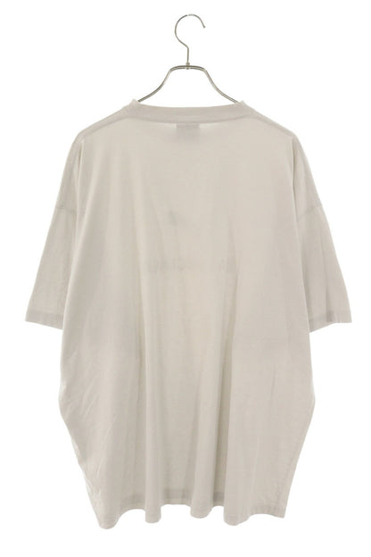 BALENCIAGA Double Name Print T-shirt White Size M