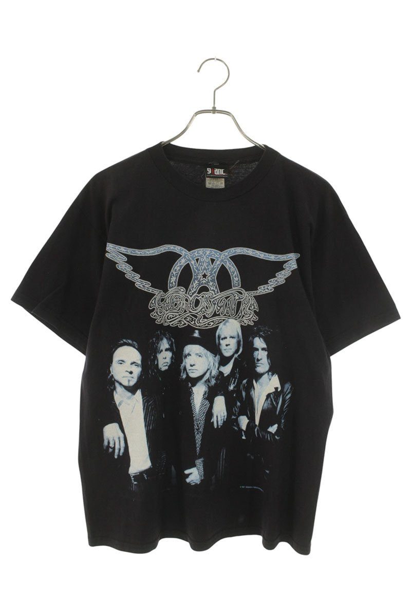 VINTAGE AEROSMITH GIANT Nine Lives Print T-Shirt Size M