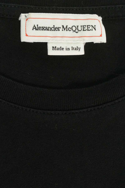 Alexander McQUEEN Logo Print T-Shirt Black Size L