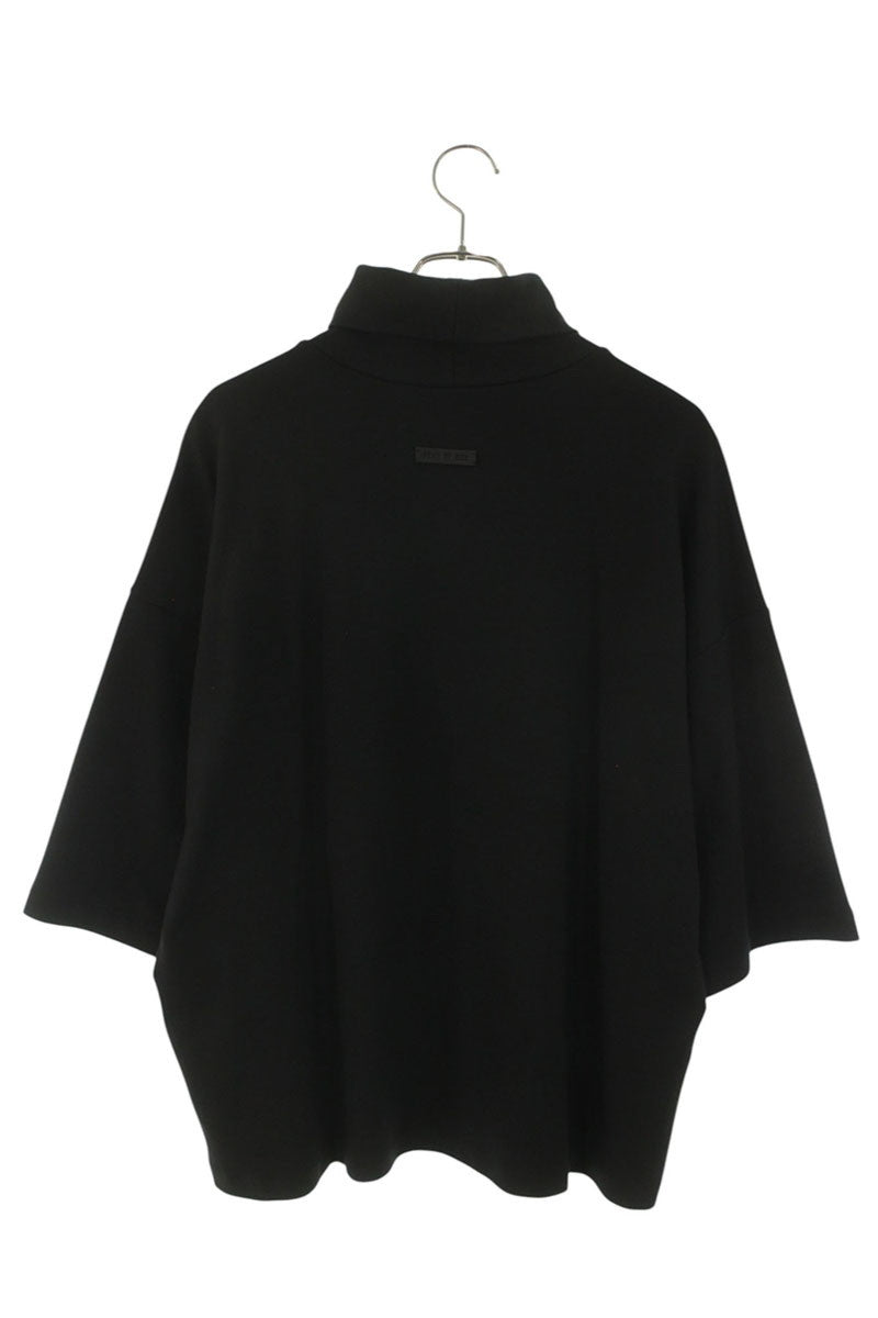 FEAR OF GOD High Neck Short Sleeve Tee Black Size XS