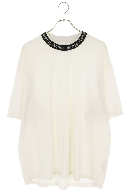 ACNE STUDIOS Neck Logo T-Shirt White Size XL