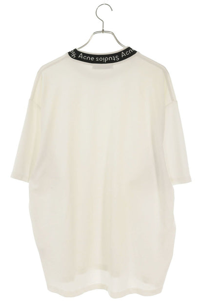 ACNE STUDIOS Neck Logo T-Shirt White Size XL