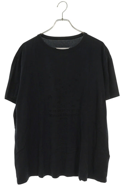 Maison Margiela Calendar Logo Embroidered Tee Black Size XL