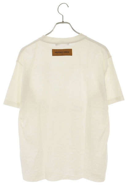 LOUISVUITTON LV Stitch Cotton T-shirt White Size M