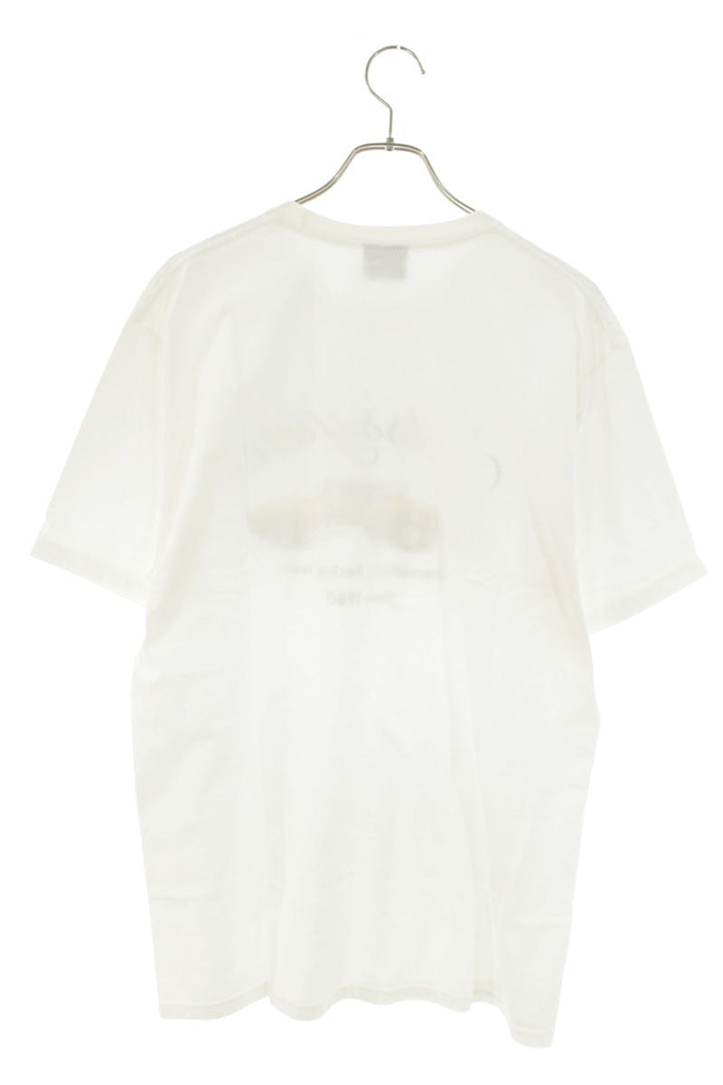 STUSSY Racing Team Print T-Shirt White Size L